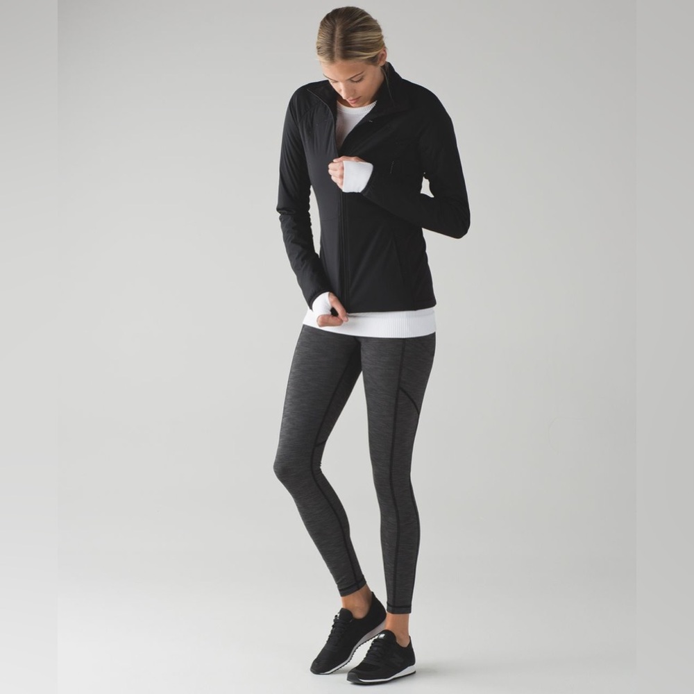 Lululemon Speed Up Tight Heathered Black
